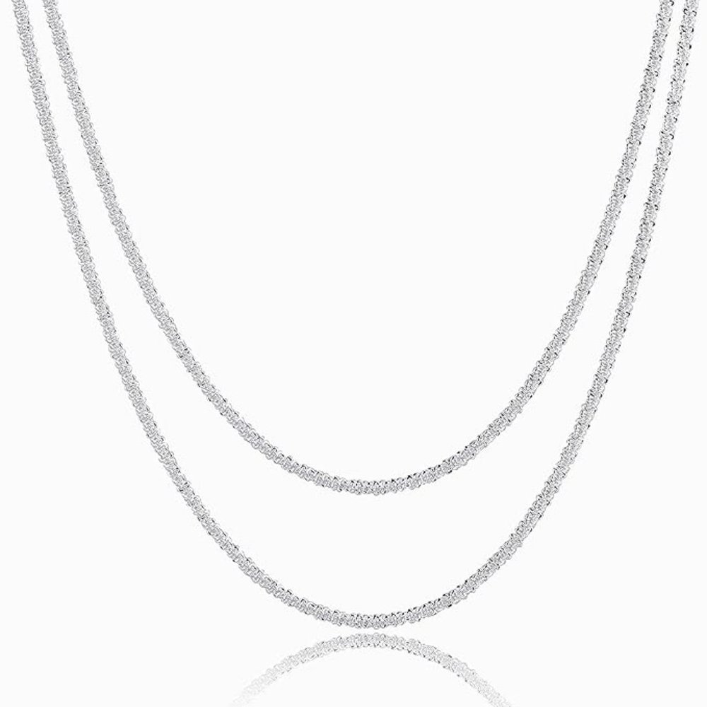 GORGEOUS TWO LAYERED NECKLACE - Picture 4 of 6